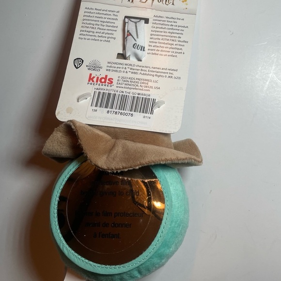 Harry Potter baby set NEW wrist rattlers, mirror toy, sensory blanket/teether - Picture 4 of 9